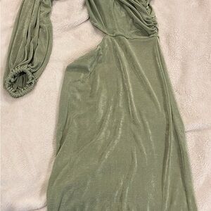 Hello Molly Sage Green Dress